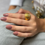 ANEL DOURADO ONDULADO - Imagem 2