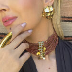 CHOKER MIÇANGA MARROM - Imagem 2