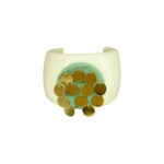 BRACELETE WHITE C/ TURQUESA