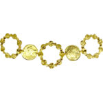 CHOKER MOEDAS DOURADAS