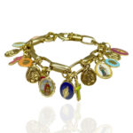 PULSEIRA PINGENTES SANTINHOS