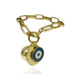 PULSEIRA MOEDA C/ OLHO GREGO