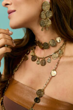 CHOKER PALITO C/ MOEDAS - Imagem 2