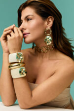 BRACELETE WHITE C/ TURQUESA - Imagem 2