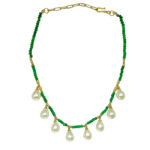 COLAR VERDE C/ GOTAS PEROLADAS - Imagem 3