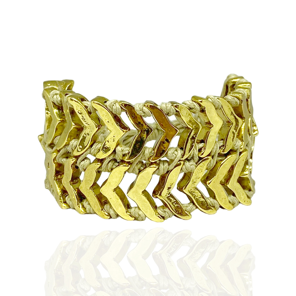 PULSEIRA ESCAMA DOURADA - Imagem 1