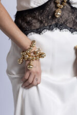 PULSEIRA BOLAS DOURADAS - Imagem 2