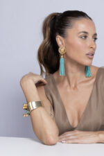BRINCO TASSEL TURQUESA - Imagem 2