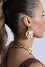 BRINCO BOLINHAS OFF WHITE - Imagem 3