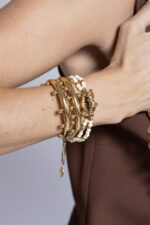 PULSEIRA BÚZIO BOLINHAS OFF WHITE - Imagem 2
