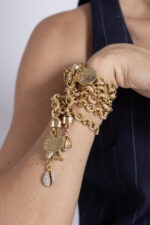 PULSEIRA/ COLAR CORDÃO BEGE - Imagem 2