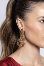 BRINCO STRASS DOURADO - Imagem 2