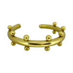 BRACELETE DOURADO C/ BOLINHAS