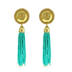 BRINCO TASSEL TURQUESA