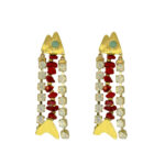 BRINCO PEIXE C/ STRASS WHITE OPAL