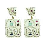 BRINCO QUADRADO OFF WHITE