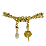 PULSEIRA/ COLAR CORDÃO BEGE - Imagem 4