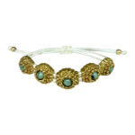 PULSEIRA CETIM C/ TURQUESA