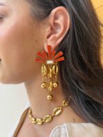 BRINCO CORAL LEQUE - Imagem 2