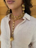COLAR GRAVATA DOURADO - Imagem 2