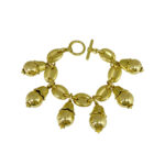 PULSEIRA DOURADA C/ TULIPAS - Imagem 3