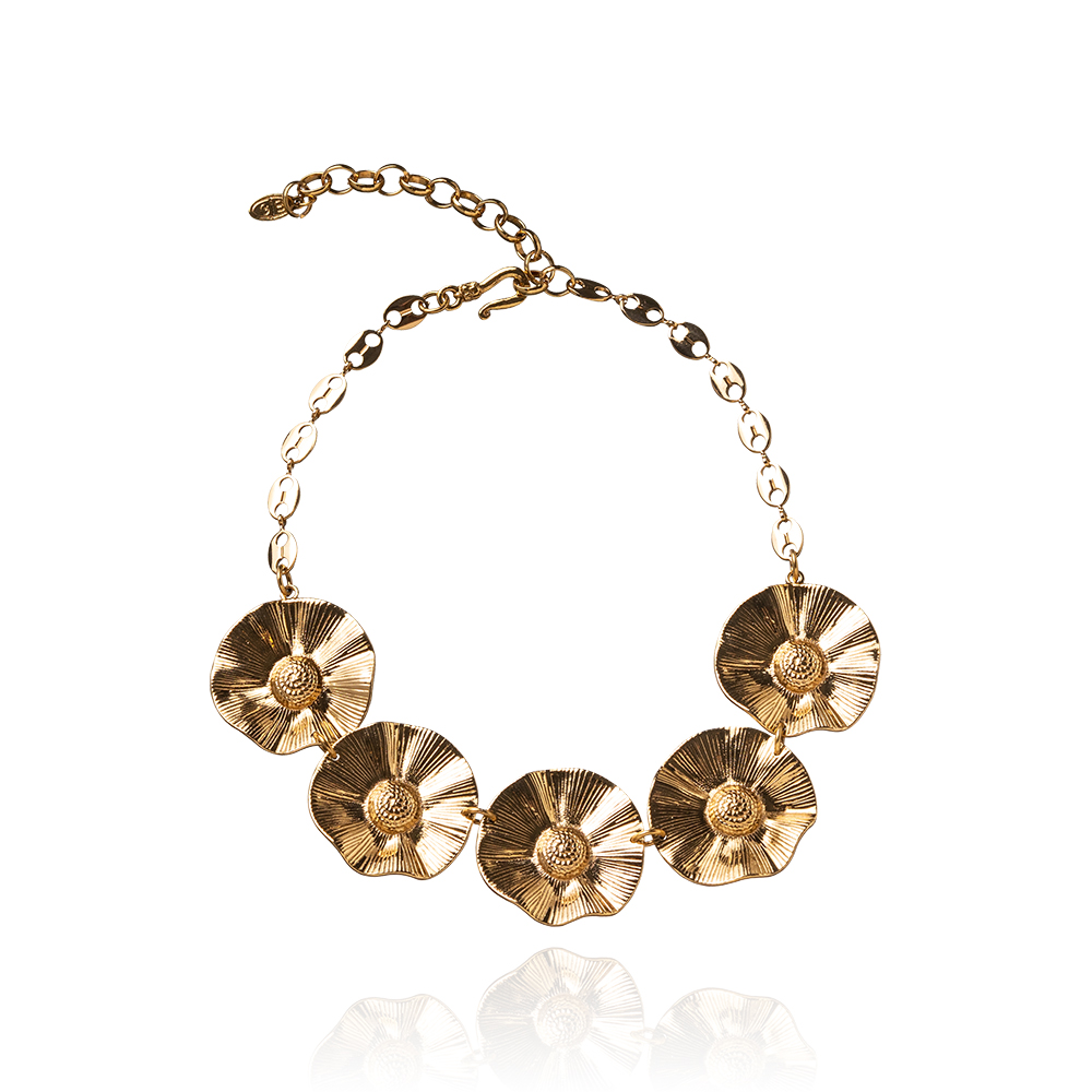 CHOKER FLORA DOURADA - Imagem 1