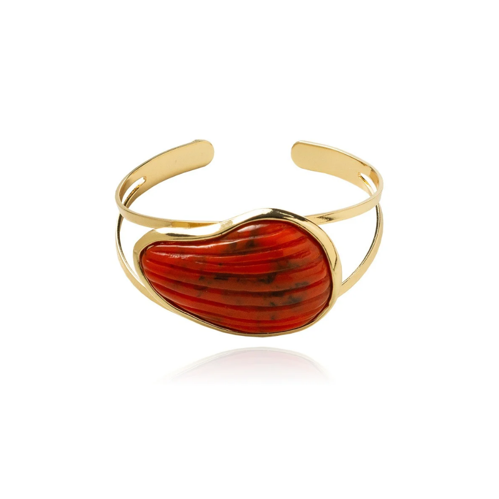 BRACELETE GOTA CORAL M - Imagem 1