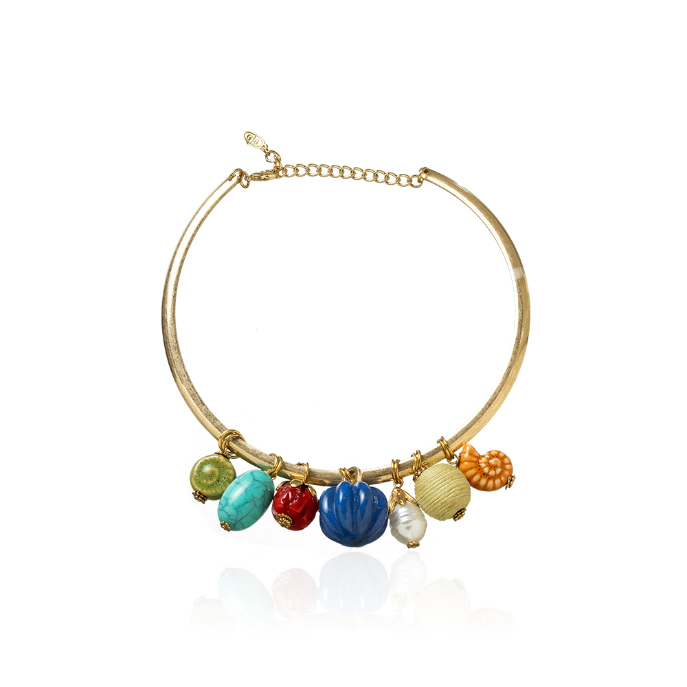 CHOKER ARO PINGENTES CARAMBOLAS - Imagem 1